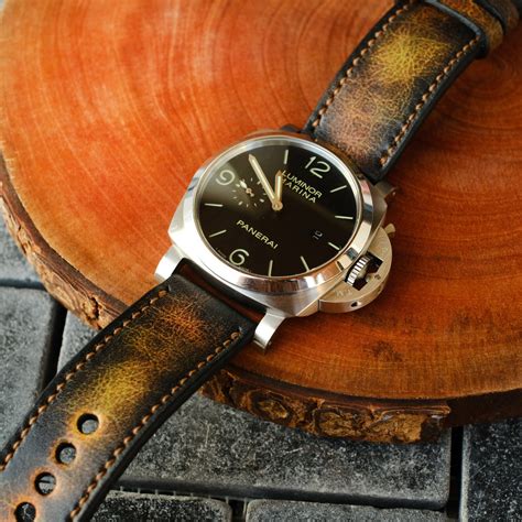 panerai watch bands leather|aftermarket Panerai watch straps.